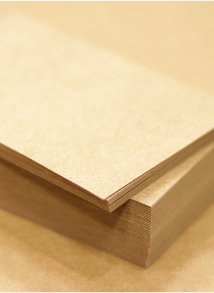 firstnock - A6 Kraft Card 10x15cm kraft cardstock 100 PCS blank kraft paper cards - Image 1