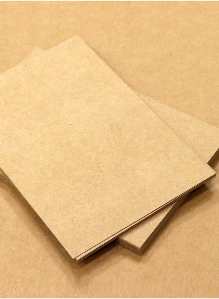 firstnock - A6 Kraft Card 10x15cm kraft cardstock 100 PCS blank kraft paper cards - Image 1