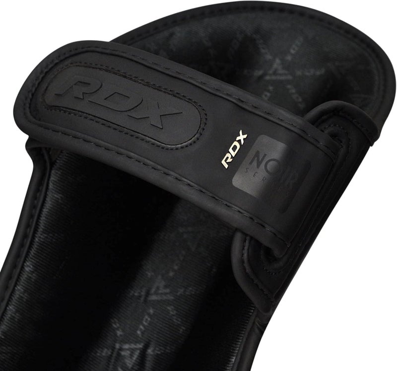 RDX Shin Guard for Muay Thai, Kickboxing, MMA Training, Maya Hide Leather Instep Leg Foam Pads for Martial Arts, Sparring, Gear for BJJ and Boxing - Image 5