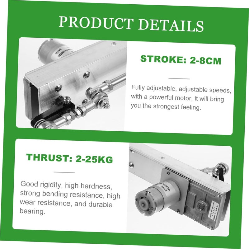 1Set Adjustable Linear Actuator with Speed Controller Telescopic Motor for DIY Projects Stroke Robust for Electric Beds Massage - Image 2
