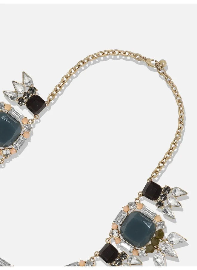 SOHI Designer Statement Stone Necklace