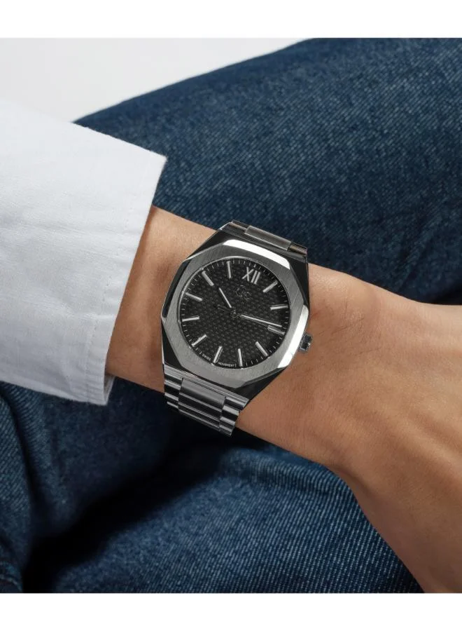 Gc Coussin Sleek Metal Analogue Watch