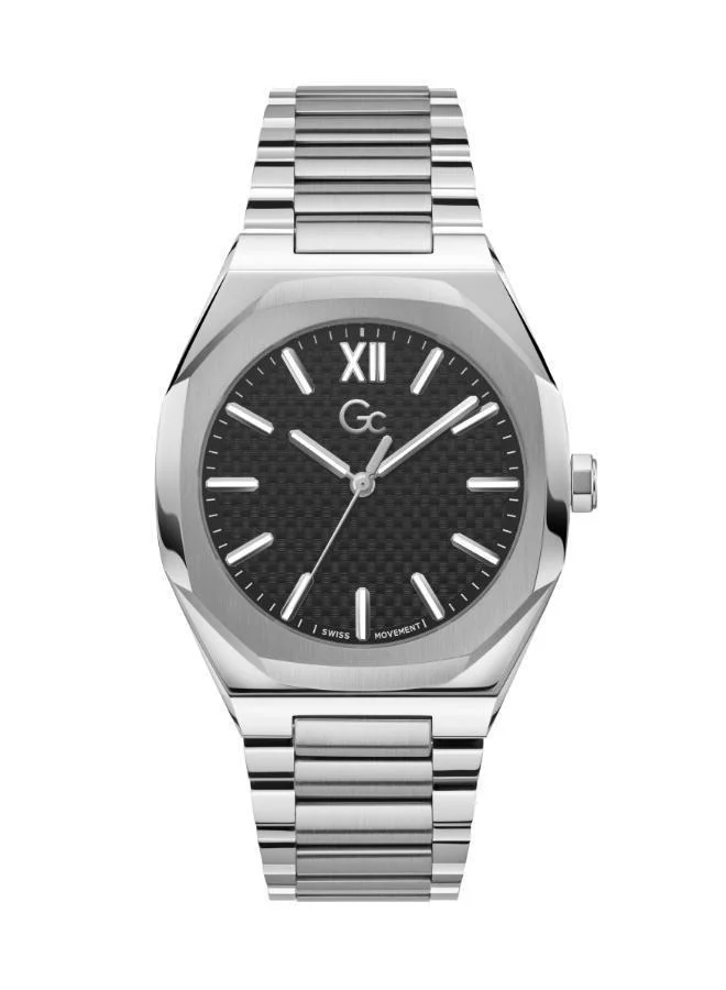 Gc Coussin Sleek Metal Analogue Watch