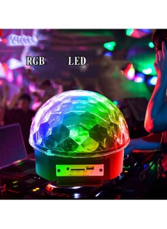 NAFO MP3 LED Crystal Magic Ball stage Light, bluetooth Disco DJ Party Lights Multicolour  - Image 2