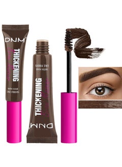 DNM Tinted Thickening Brow Mascara, Brow Fast Sculpt, Waterproof Transfer-Proof, Brush To Fill In Eyebrows And Cover Gray Hairs, Cruelty Free(Espresso)  - Image 1