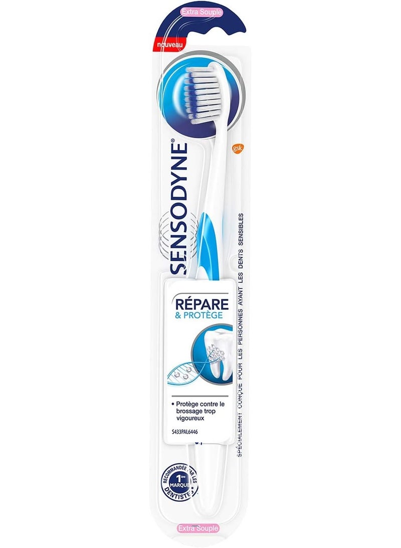 Sensodyne Extra Soft Toothbrush Repair&Protect For People With Sensitive Teeth Toothbrush Multi Color - Image 1