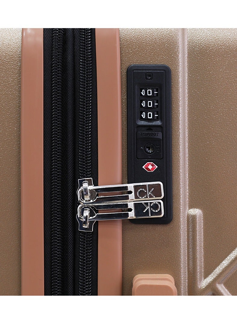 Calvin Klein 3-Piece Hardshell Luggage Set with Spinner Wheels, TSA Lock - Expandable Suitcase Trolley for Travel - Image 4