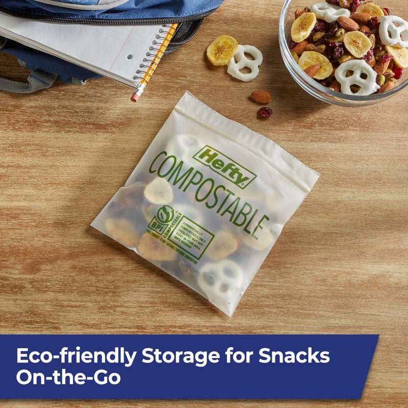 HeftyÂ® Compostable Press-To-Closeâ€‹ Sandwich 50 Count - Image 4