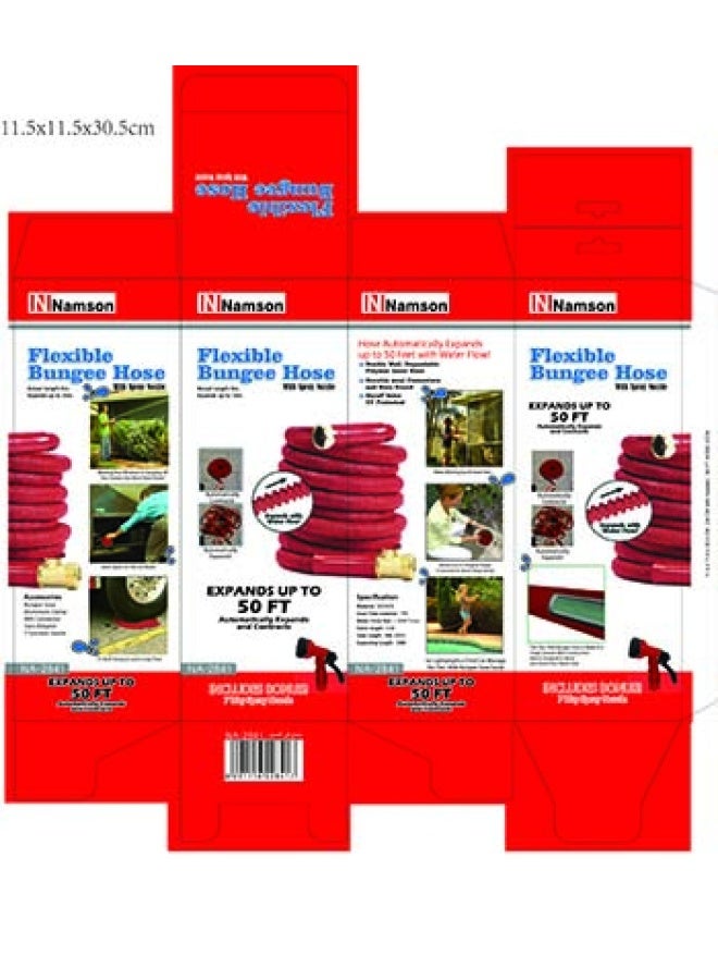 NAMSON Flexible Bungee Water Hose 25Feet Na-2840 - Image 3