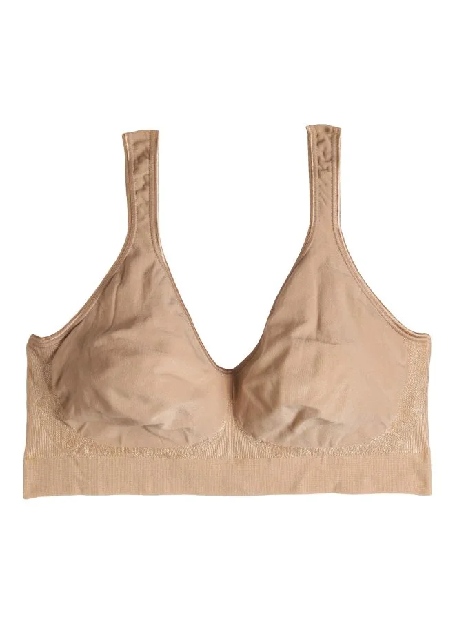Hanes Hanes Womens Fuller Coverage Wire Free with Diamond Pattern