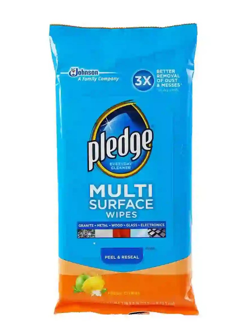 Pledge Multi Surface Wipes Pack Of 25 