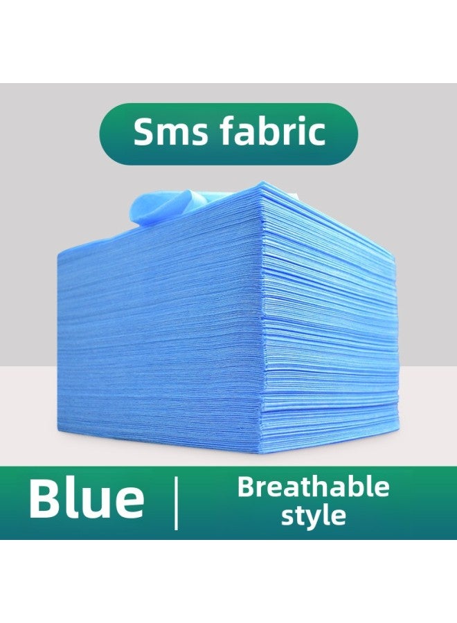 إسكدنيا ملاءة سرير صالون تجميل يمكن التخلص منها مرتبة تدليك فردية قابلة للتنفس مقاومة للزيوت ومقاومة للماء ومتجر تدليك سميك من القماش غير المنسوج بالجملة - اللون: أزرق - المواصفات: نموذج سميك مقاوم للزيوت و - Image 1