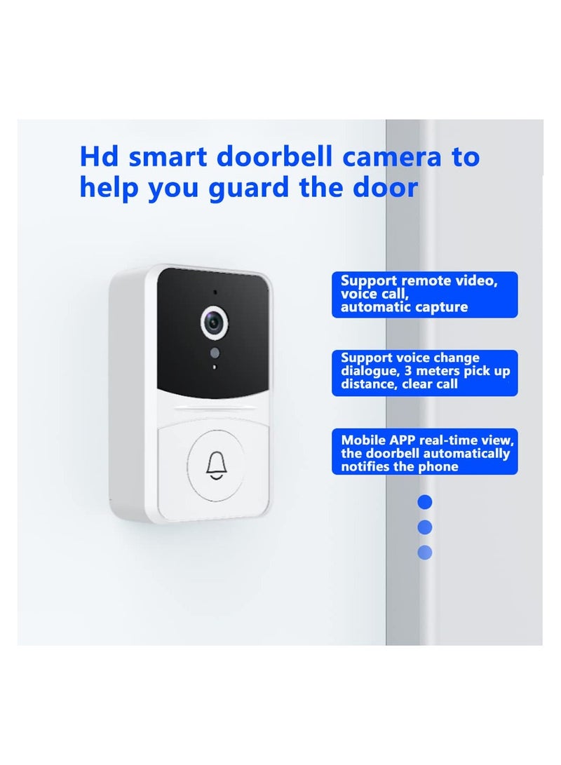 Wireless Doorbell Camera, Smart Doorbell Surveillance, 2-Way Audio for IOS  Android Phone, 720P, Night Vision Home Doorbell Camera for Homes, Apartments, Offices, 2.4Ghz WiFi Only - Image 4