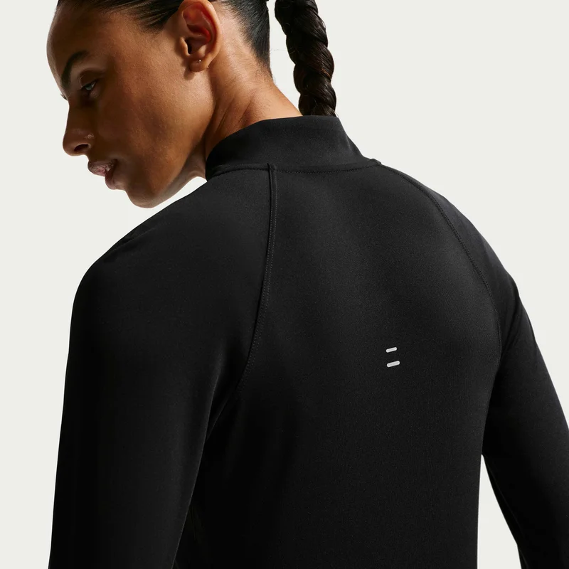 نايكي قميص جري نسائي  - بسحاب ربع