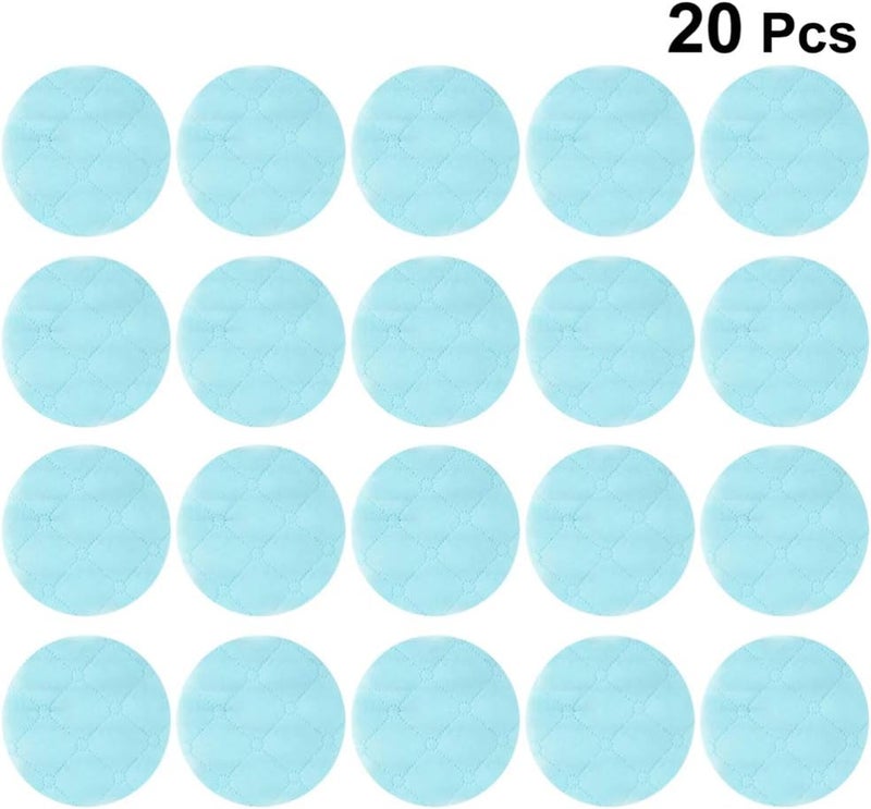 comfrt 20pcs Replaceable Filters Dust Proof Protective Filters Mouth Face Cover Insert Disposable Air Purifying Respirator Filter Pads Random Color((Round) - Image 2
