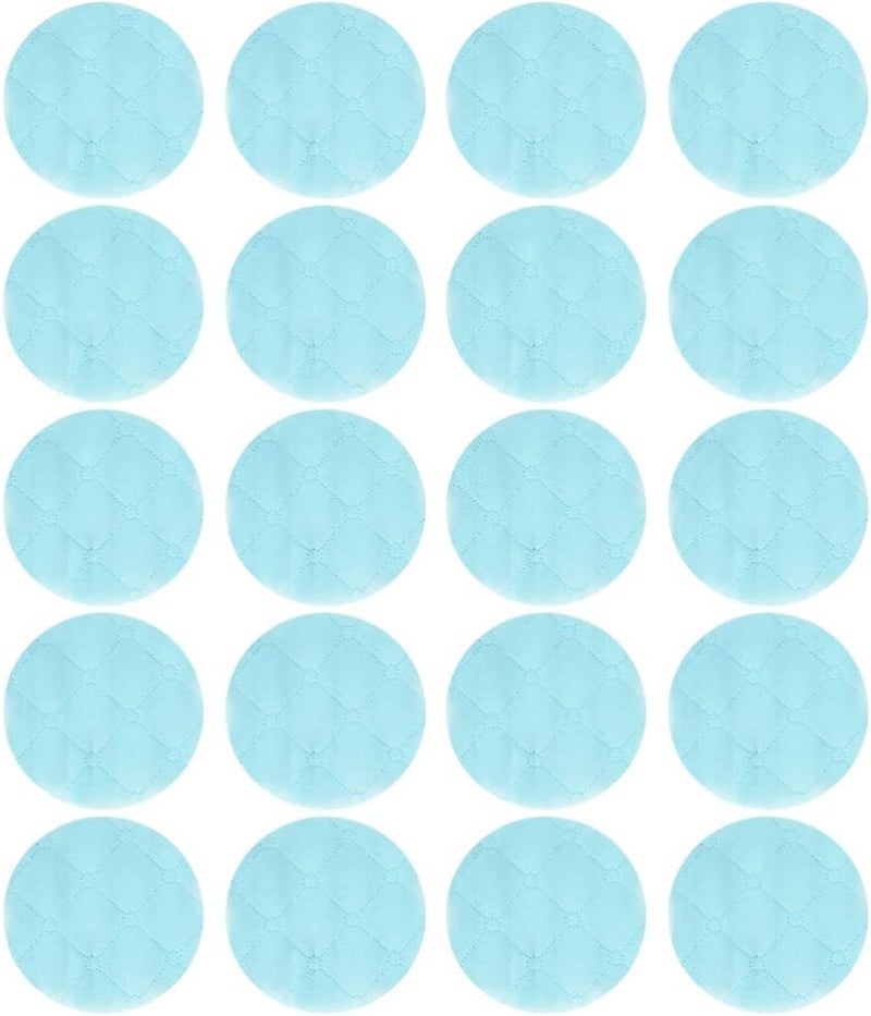 comfrt 20pcs Replaceable Filters Dust Proof Protective Filters Mouth Face Cover Insert Disposable Air Purifying Respirator Filter Pads Random Color((Round) - Image 3