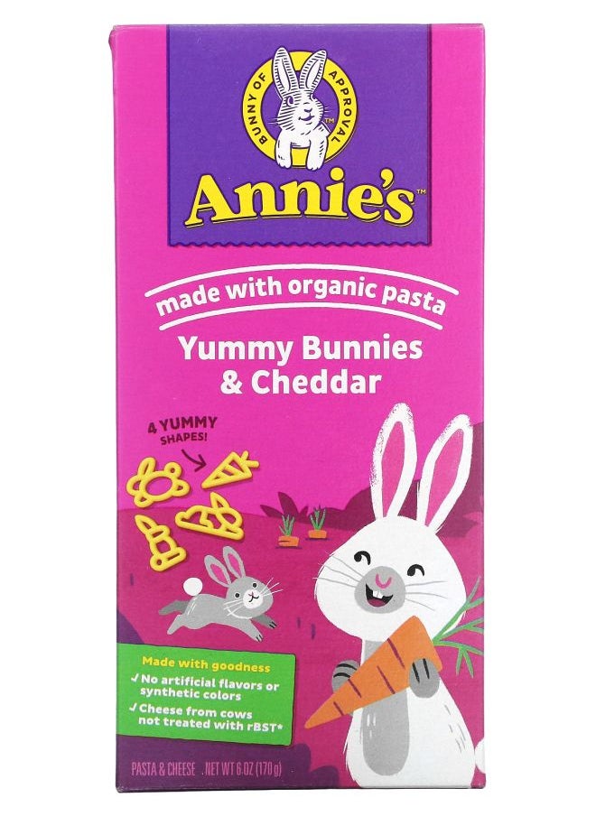 Annie's Yummy Bunnies & Cheddar Pasta & Cheese 6 oz (170 g) 