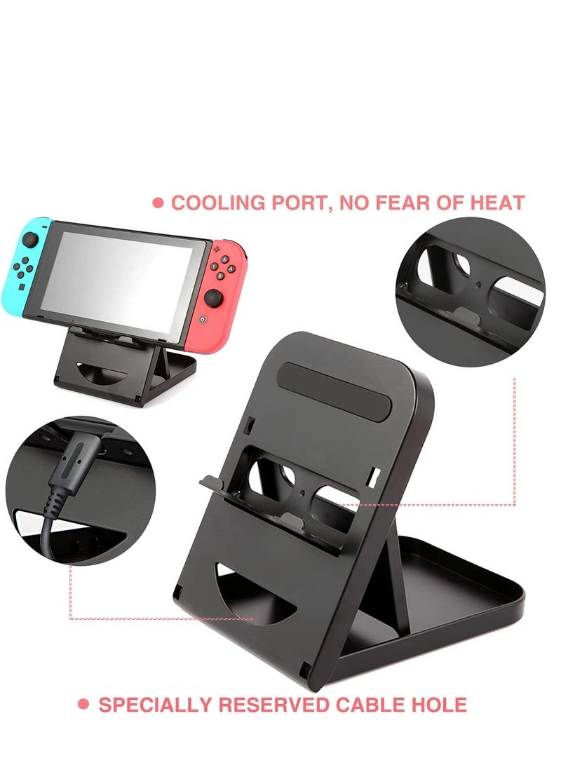 Fit for Nintendo Switch Stand for Switch LITE Stand Foldable Adjustable and Portable table play stand for N switch console playing and charging Compatible with for ipad for Mini for iPad Pro Air - Image 3