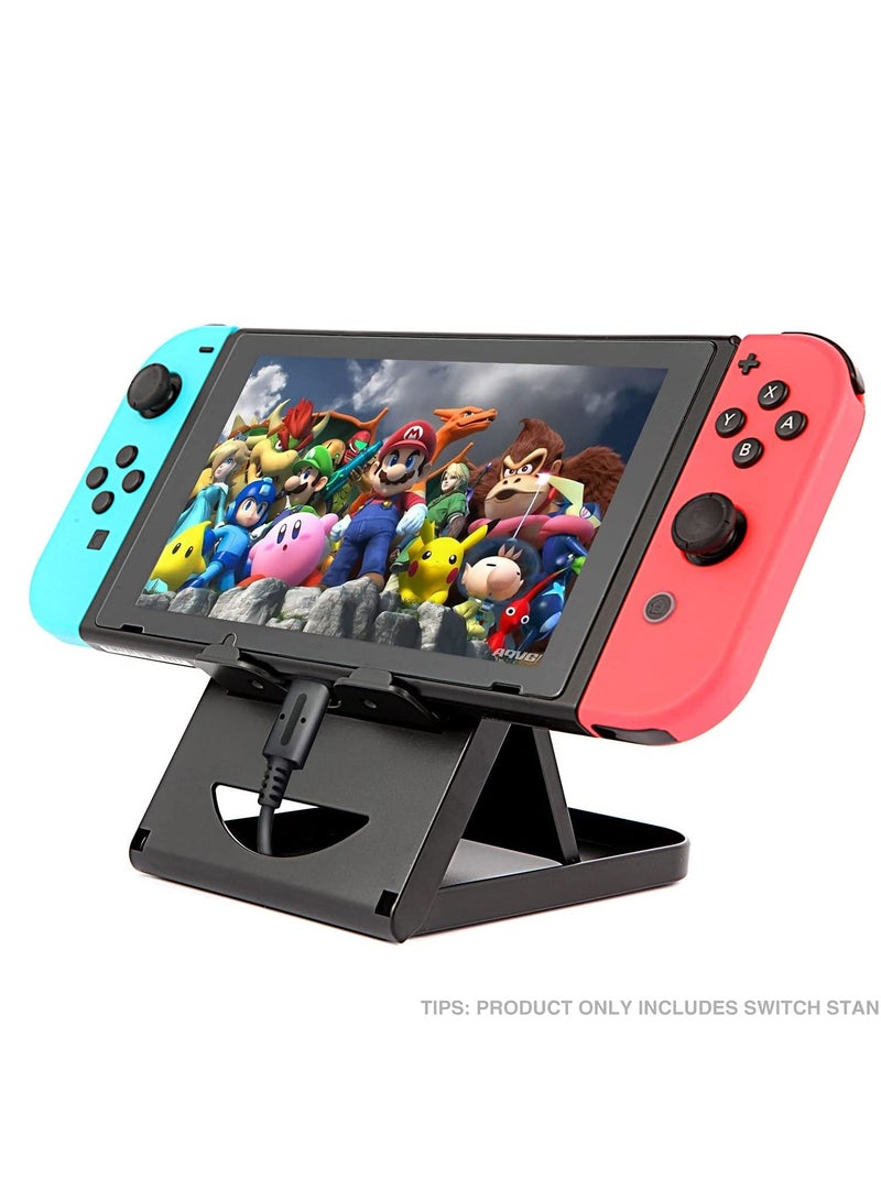 Fit for Nintendo Switch Stand for Switch LITE Stand Foldable Adjustable and Portable table play stand for N switch console playing and charging Compatible with for ipad for Mini for iPad Pro Air - Image 1