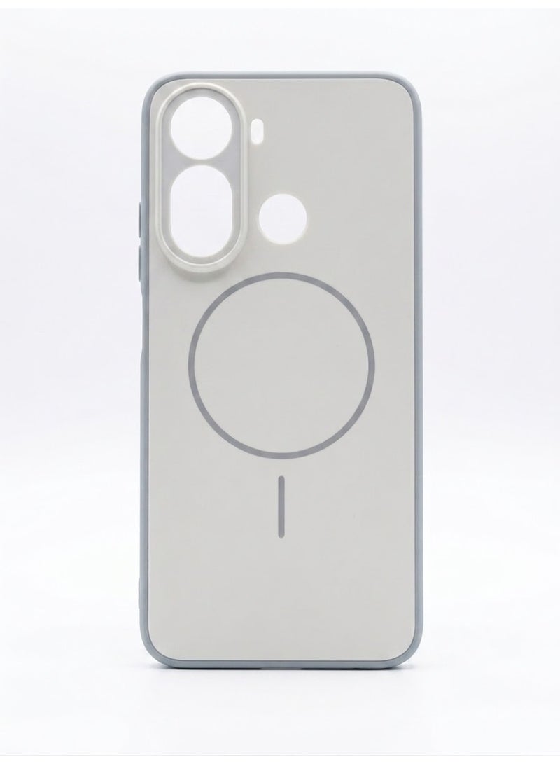 Grace Redmi A7 Pro Matte White Case – MagSafe Edition - Image 5