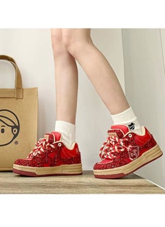 KUYING New Thick Sole Elevated Board Shoes  - Image 2