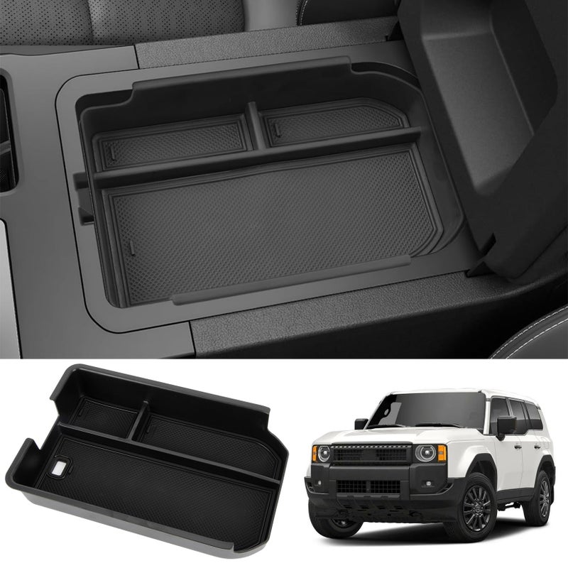 psler Center Console Organizer Fit for 2024 2025 Land CruiserPrado J250LC250 2024 2025 Armrest Tray Storage Box for Land Cruiser Prado 2024 2025 Accessories