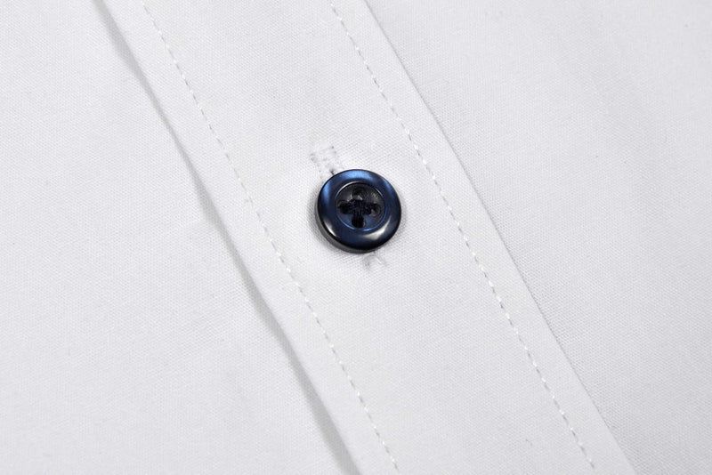 Alex Vando Mens Dress Shirts Regular Fit Long Sleeve Stretch Business Dress Shirts for Men,White,Medium - Image 4