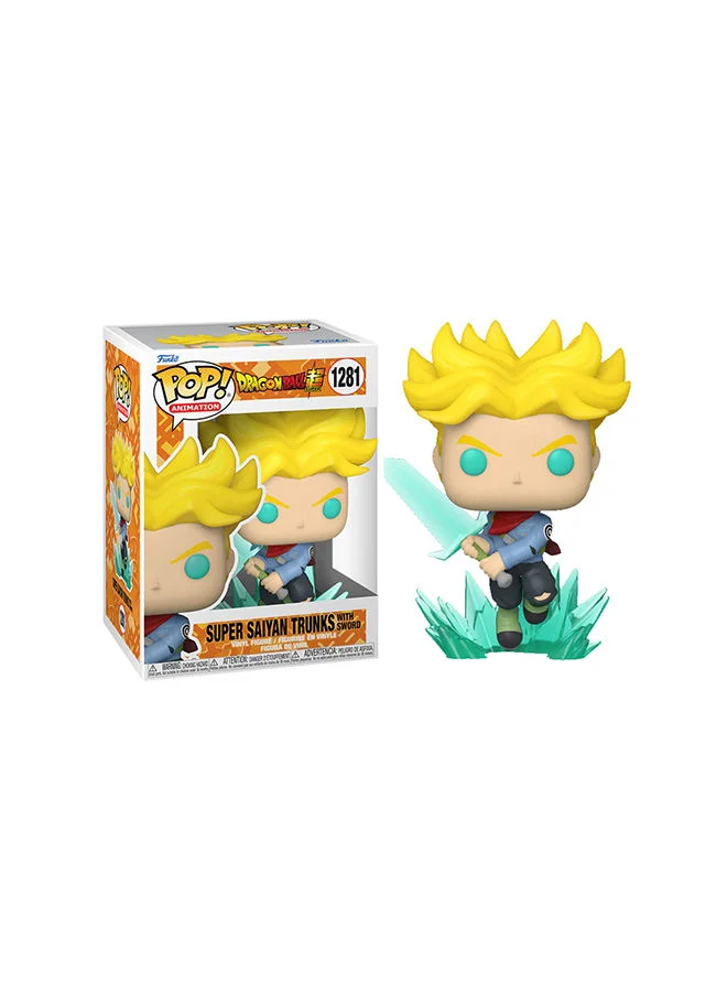 فانكو Animation Dragon Ball Super - Super Saiyan Trunks with Sword, Collectible Action Vinyl Figure - 58019