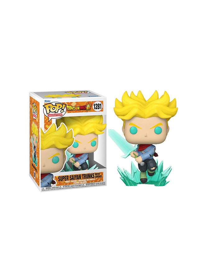 Funko Animation Dragon Ball Super - Super Saiyan Trunks with Sword, Collectible Action Vinyl Figure - 58019 - Image 1