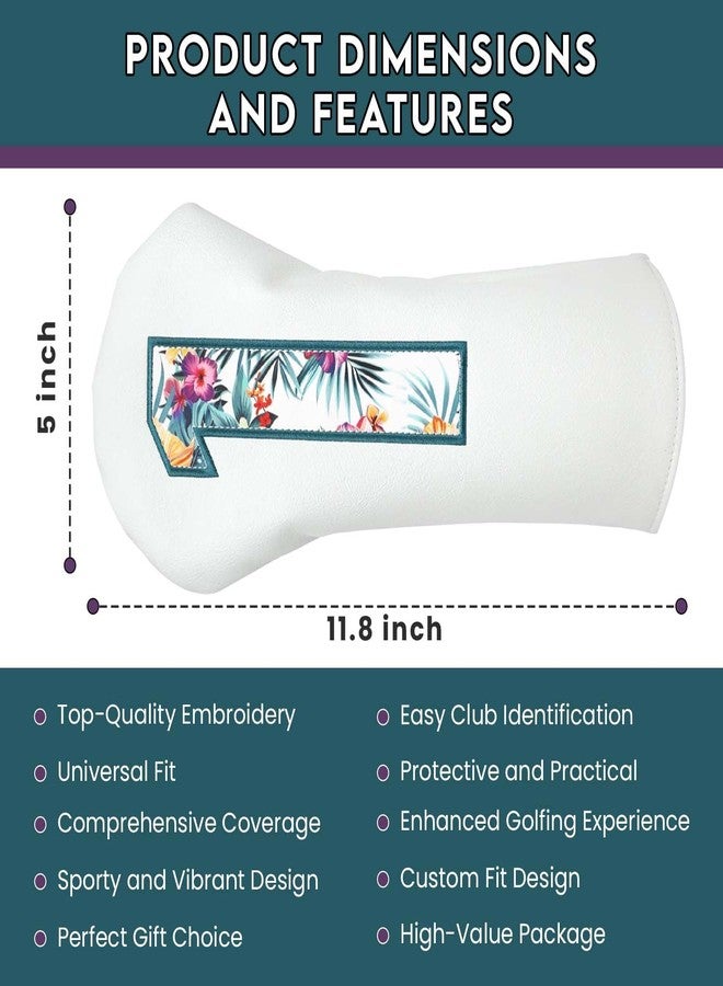 Syren Tropics Club Head Cover - Premium Golf Club Protector - Headcover for Odyssey | Essential Golf Accessories for Men with Premium Club Protection | Funny Golf Accessories for Men (for-Driver) - Image 3