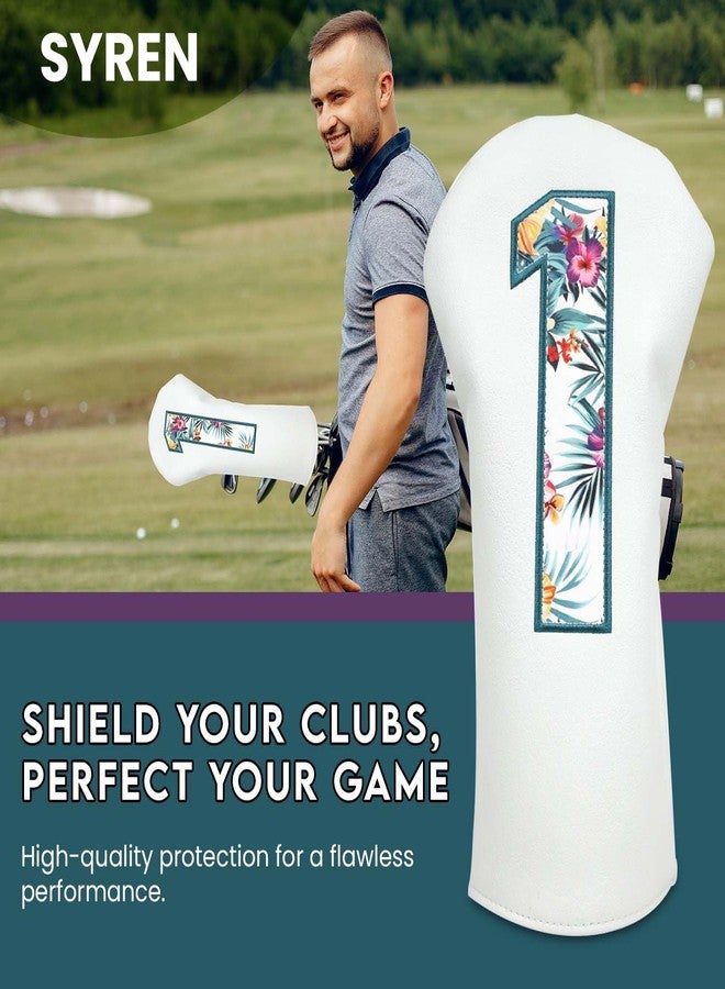 Syren Tropics Club Head Cover - Premium Golf Club Protector - Headcover for Odyssey | Essential Golf Accessories for Men with Premium Club Protection | Funny Golf Accessories for Men (for-Driver) - Image 5