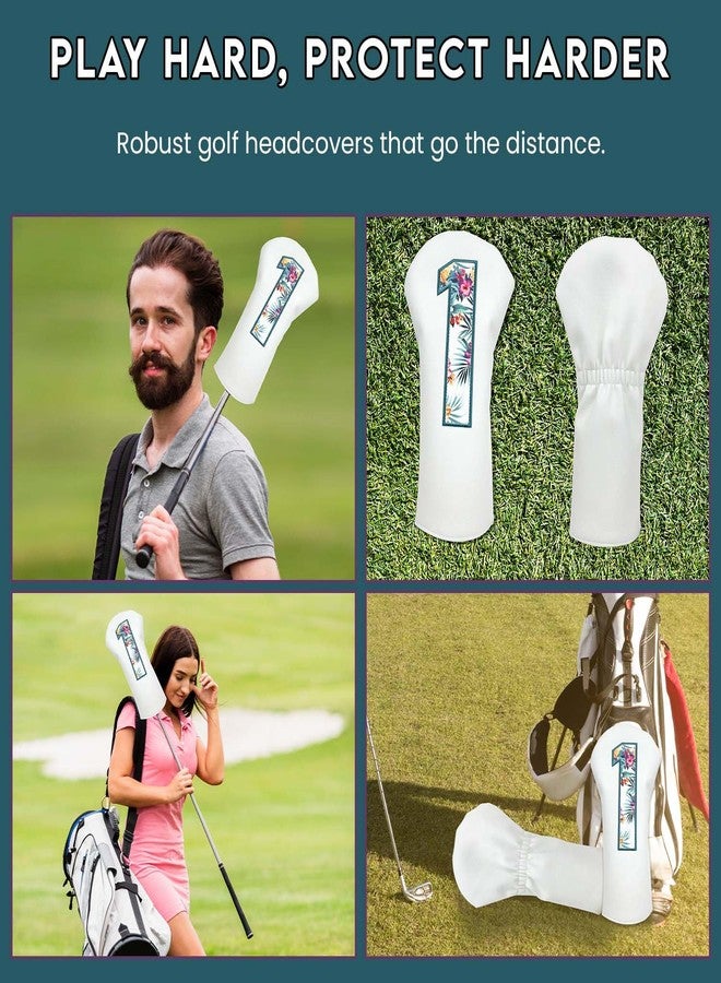 Syren Tropics Club Head Cover - Premium Golf Club Protector - Headcover for Odyssey | Essential Golf Accessories for Men with Premium Club Protection | Funny Golf Accessories for Men (for-Driver) - Image 4