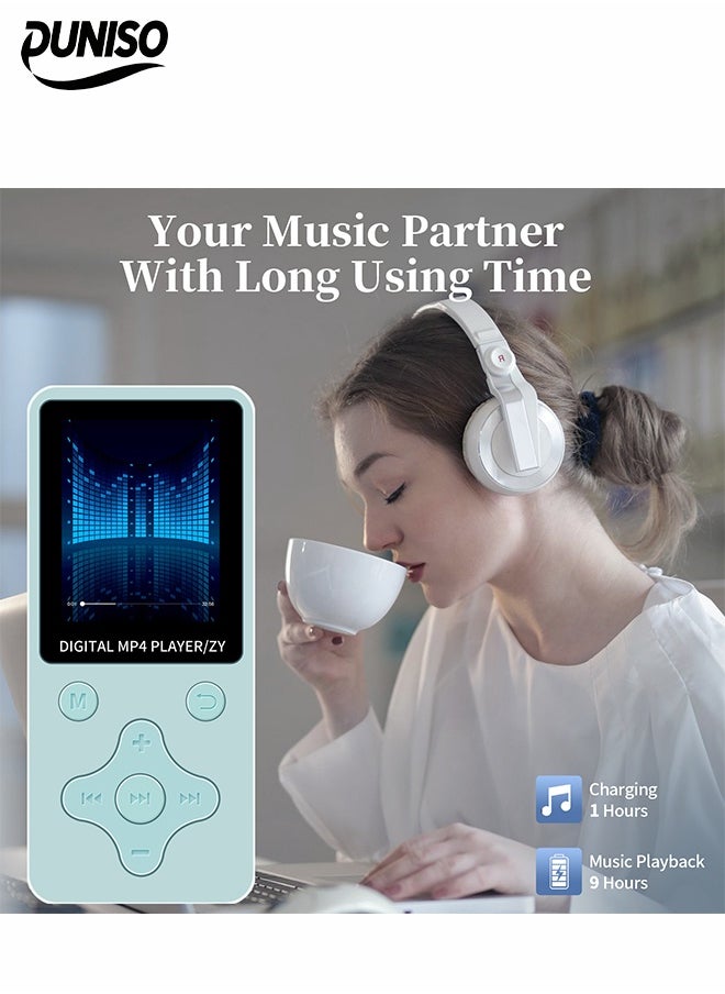 DUNISO MP3 Player With Bluetooth，Multifunctional Music Player，With Speaker，Fm Radio And Recorder，Equipped With Earphone Cord And Data Cable，With 8Gb Card，Ideal For Sports And Travel  - Image 5