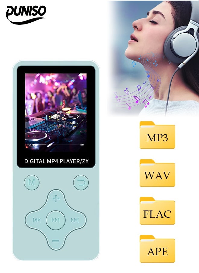 DUNISO MP3 Player With Bluetooth，Multifunctional Music Player，With Speaker，Fm Radio And Recorder，Equipped With Earphone Cord And Data Cable，With 8Gb Card，Ideal For Sports And Travel  - Image 1