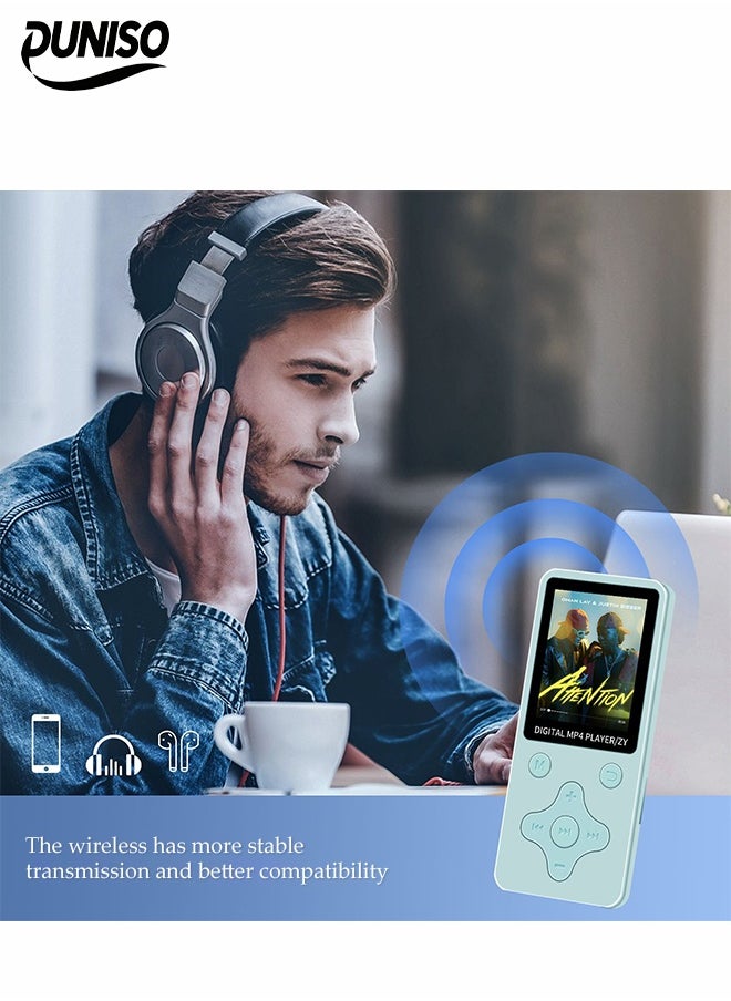 DUNISO MP3 Player With Bluetooth，Multifunctional Music Player，With Speaker，Fm Radio And Recorder，Equipped With Earphone Cord And Data Cable，With 8Gb Card，Ideal For Sports And Travel  - Image 3