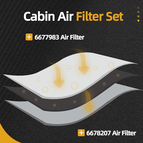 JAVOUKA Cabin Air Filter Set,6677983 6678207,for Bobcat Skid Steer Loader A220 A300 864 T110 T140 T180 T190 T200 T300 T320 751 753 763 773 863 873 883 963 S130 S150 S160 S175 S185 S205 S220 S250 S330 - Image 4