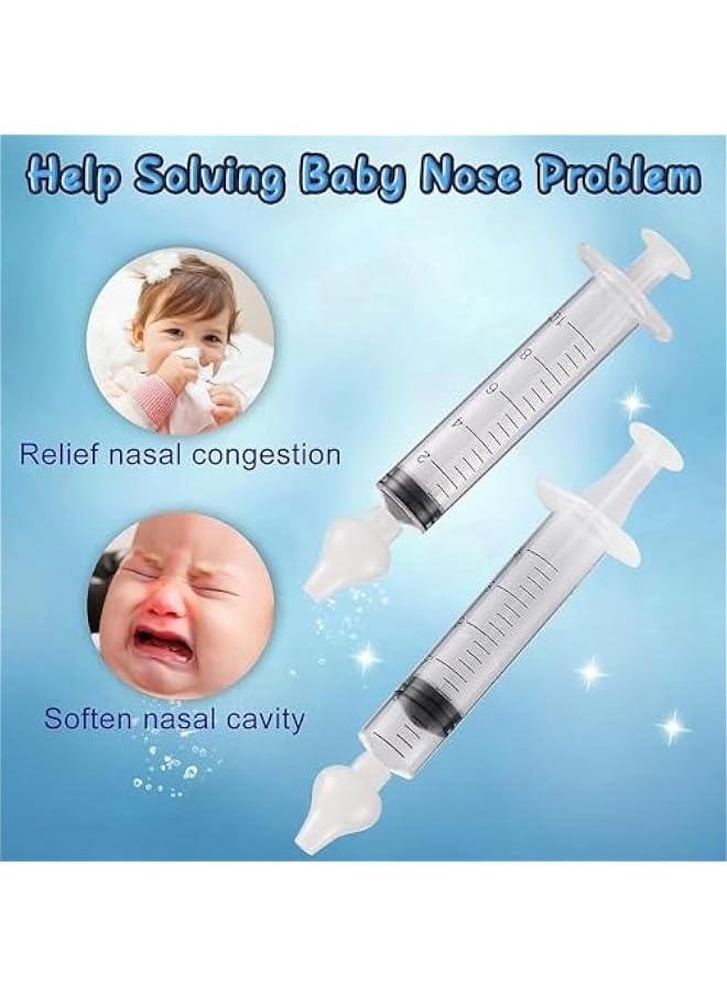 ماركة غير محددة سرنجة أنفية للأطفال صفراء - 4 قطع مع أدوات تنظيف - م aspirator أنف آمن من السيليكون لتنظيف الأنف بسرعة وأداة شطف للأطفال/الرضع/الأطفال  - Image 5