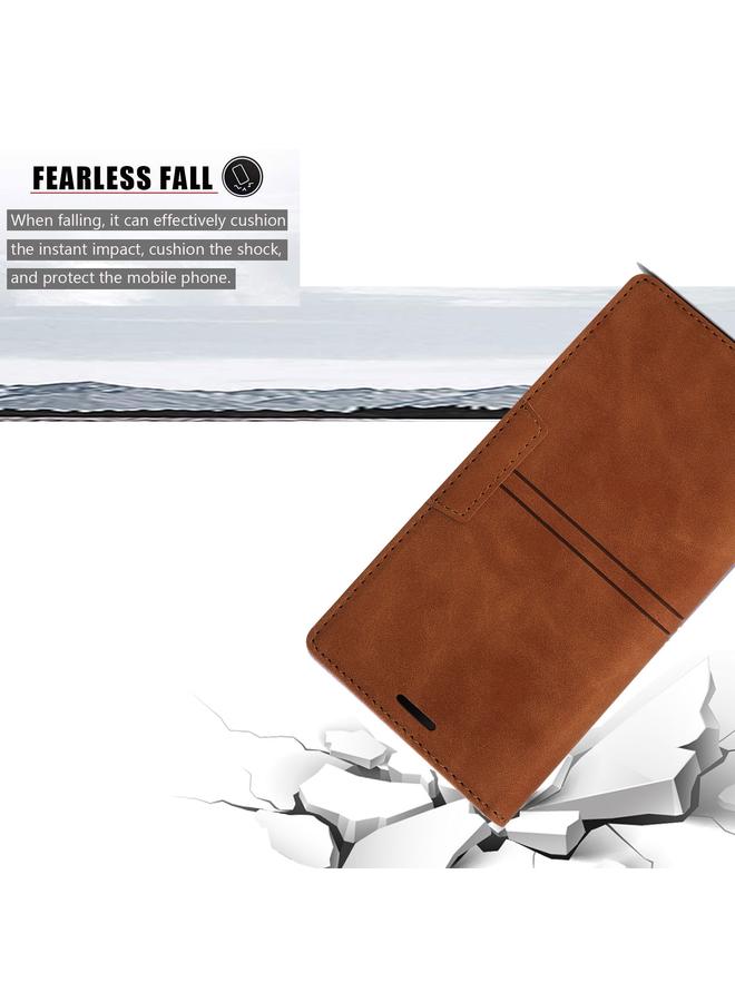 Zaboon Case For iPhone 12 Pro Max Dream Magnetic Suction Business Horizontal Flip PU Leather Case with Holder & Card Slot & Wallet - Image 5