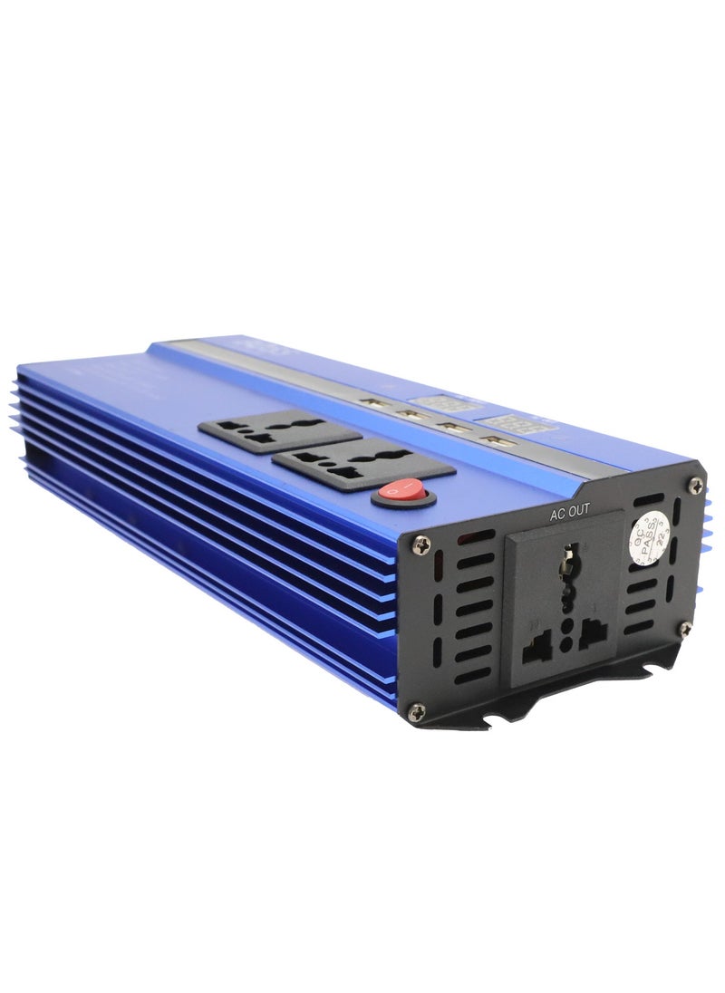 BOSS LIFE STYLE - Boss Lifestyle 3000W Car power Inverter Power Your Devices Anywhere with USB Ports and AC Sockets DC 12V to AC 220V Can be used at home with 12 v battery and cars also with lighter socket - Image 1