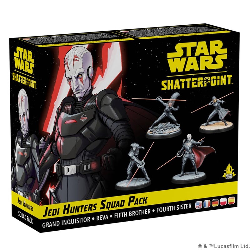 Atomic Mass Games Star Wars Shatterpoint Jedi Hunters SQUAD PACK - Tabletop Miniatures Game, Strategy Game for Kids and Adults, Ages 14+, 2 Players, 90 Minute Playtime, Made by Atomic Mass Games - Image 1