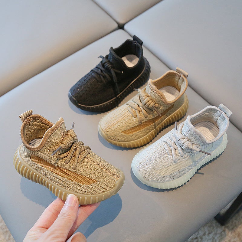 The latest spring and summer boys' sports shoes are breathable mesh children's casual soft soled shoes - Image 3