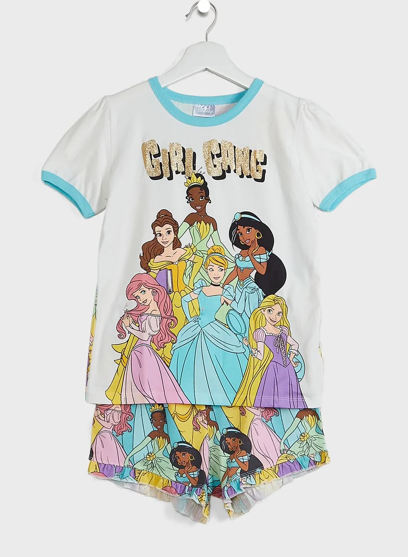Cotton On Kids Princess Girl Gang Pyjama Set