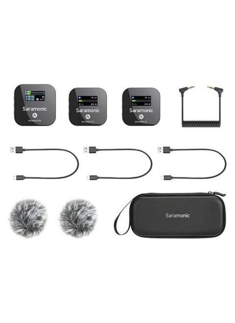 Blink900 B2S Wireless Microphone, TX+ TX+ RX, Dual Channel Receiver without Charging Case