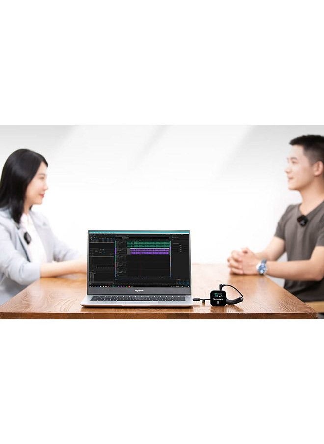 Saramonic - Blink900 B2S Wireless Microphone, TX+ TX+ RX, Dual Channel Receiver without Charging Case - Image 1