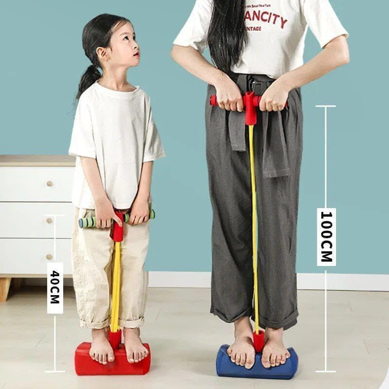 Clopic Foam Pogo Jumper for Kids - Safe & Fun Jumping Stick with Squeaky Sounds - Supports Up to 250 lbs - Perfect Gift for Boys & Girls Assorted Color - Pack of 1 - Image 4