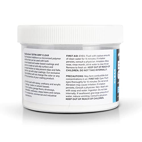 Slip Doctors SlipDoctors Extra Grip Clear – Anti-Skid Additive for Outdoor and Indoor Surfaces Including Paint, Metal, Wood, Fiberglass, and Concrete – Anti-Slip, High Traction Additive for Paint and Coatings - Image 3
