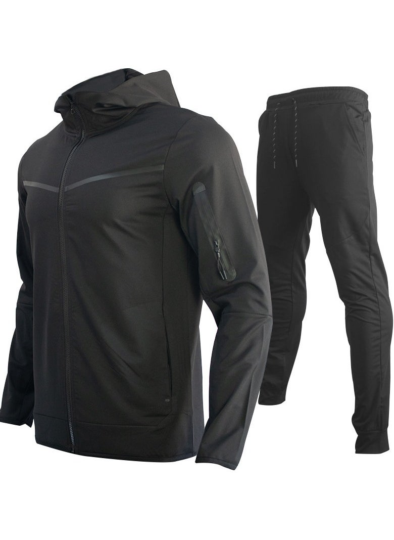 KUYING New Casual Loose Cardigan Sports Suit  - Image 1