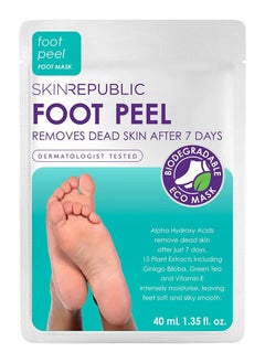 Foot Peel Visibly Removes Dead Skin After 7 Days - Silky, Soft Feet, 1 Pair per Pack, Made in Korea