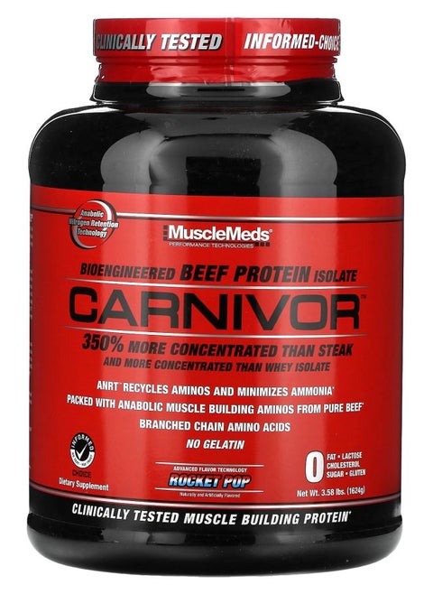 Carnivor Bioengineered Beef Protein Isolate Rocket Pop 3.58 lbs (1624 g)