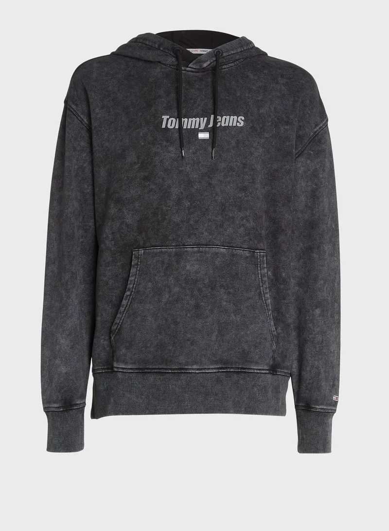 TOMMY JEANS Logo Printed Hoodie